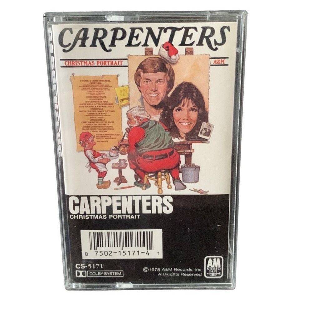 Pre Owned Music Cassette Carpenters Christmas Portrait